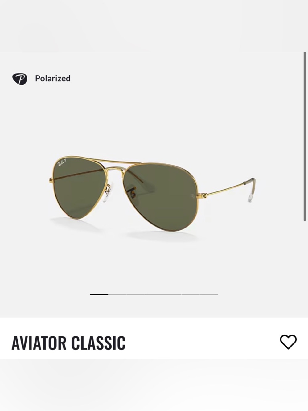 Ray Ban Aviator Classic